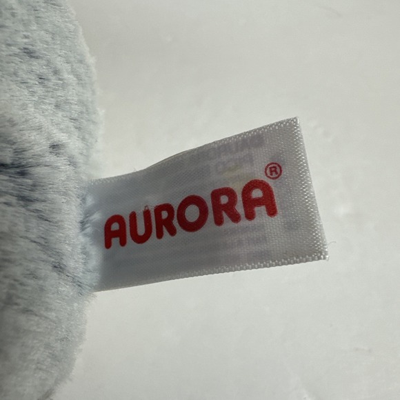 Aurora 8.5" Fuzzy PomPom Peguin Plush w/Pink Fuzzy Winter Coat - Picture 10 of 13